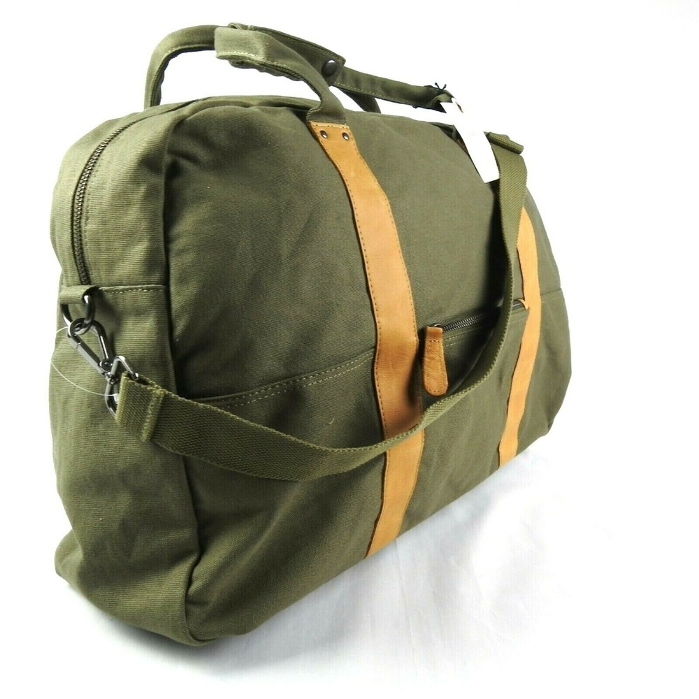 Magnolia Canvas & Leather Weekender Bag - Picture 2 of 8